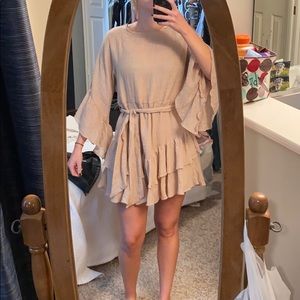 Mini ruffle dress